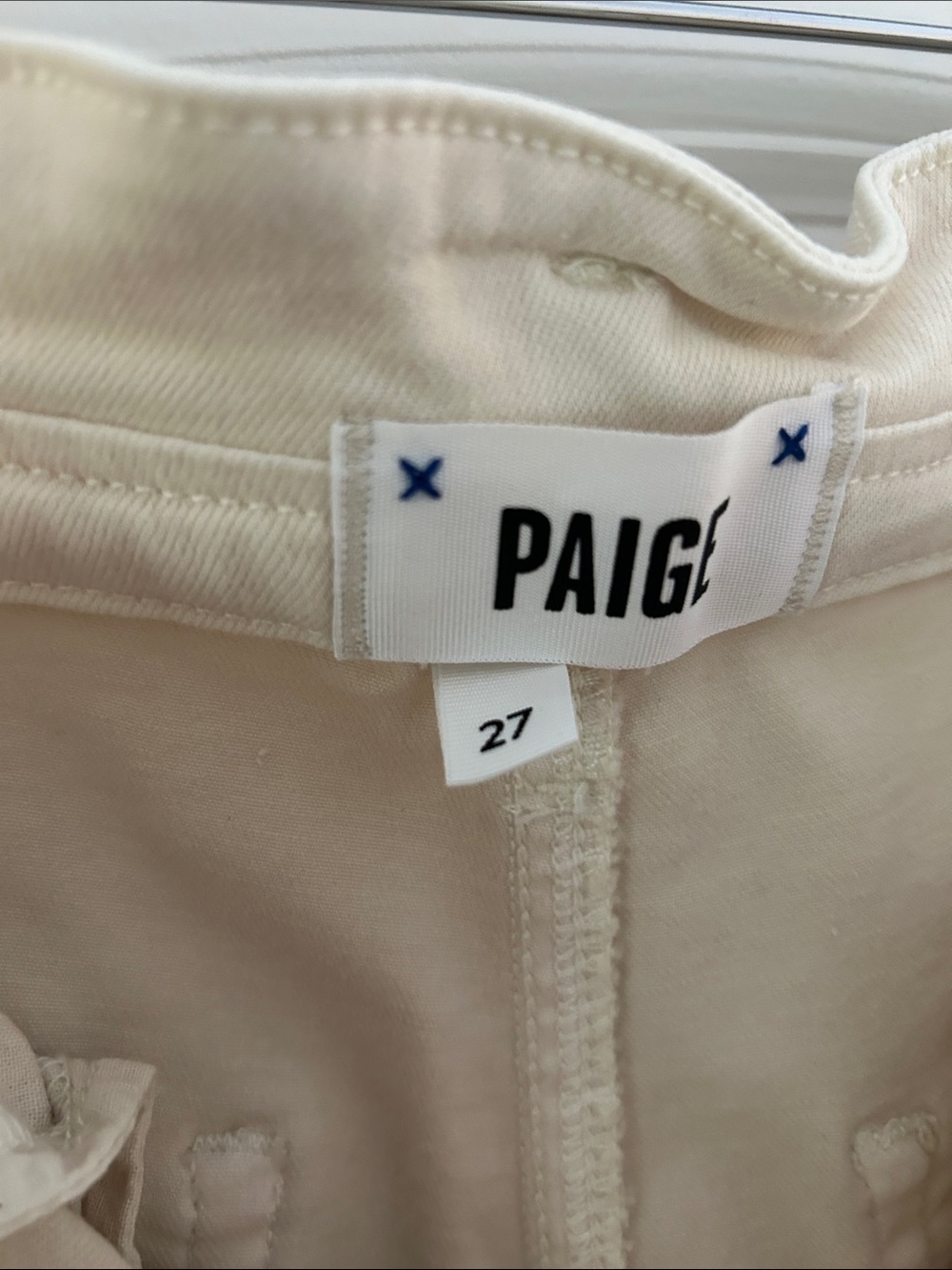 PAIGE Drawstring Wide Leg, High Rise Jeans - Picture 4 of 11